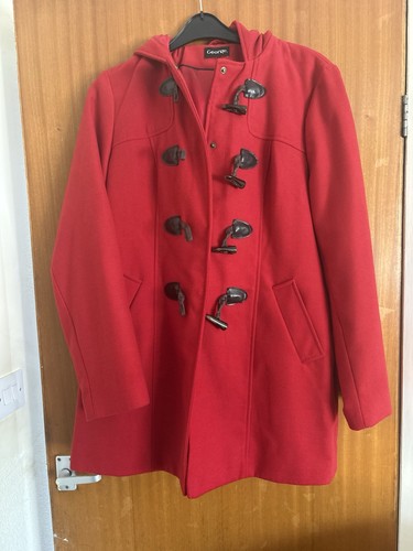 Red women duffle - red, coat
