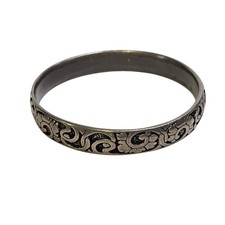 St Justin Pewter Bangle
