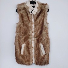 Rachel Zoe Faux Fur Gilet Size