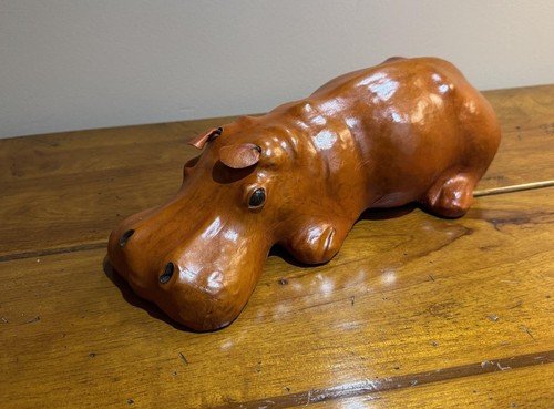 Laying sleeping hippo - laying,