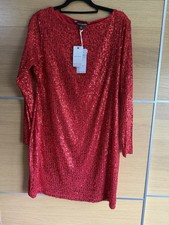 Next Petite Size 14 Red Sequin