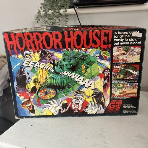 Horror house board game - house, action