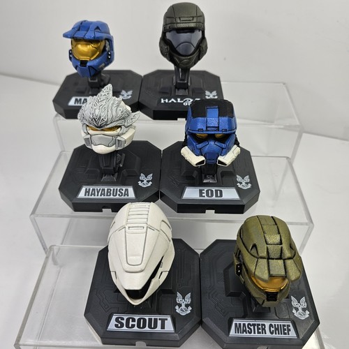 Halo mini helmet lot - lot, 6pcs