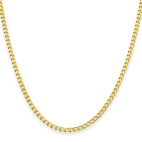 18ct yellow gold closed - 18ct, curb