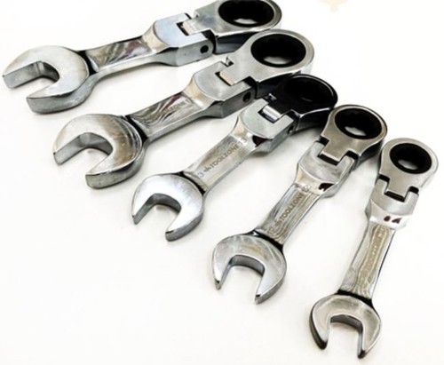 Flexi stubby ratchet spanners - ratchet,