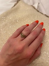 9ct Yellow Gold Wishbone Ring