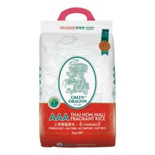 Green Dragon AAA Thai Hom Mali Jasmine Rice – Premium Fragrant Rice | 5KG Bag 🌾
