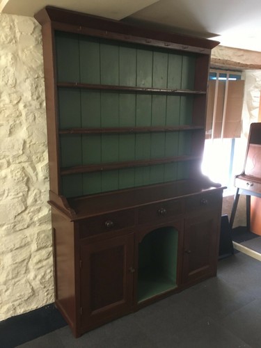 Antique pine welsh dresser - antique,