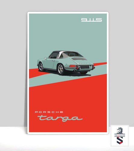 Targa aquamarine porsche 911s - aquamarine,
