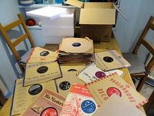 JOB LOT OF 100 1950s 78s