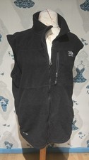 black fleece gilet with