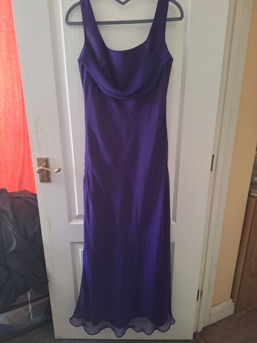 Long purplr dress size - , 14