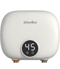 Briwellna Electric Instantaneous Tankless Water Heater 5.5kW 220V, Instant Hot