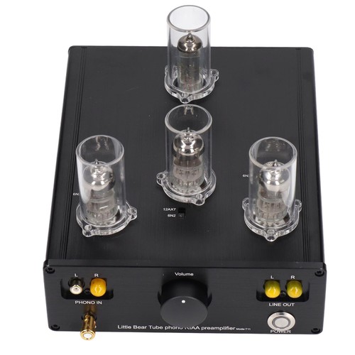 Vacuum tube preamplifier - vacuum, al
