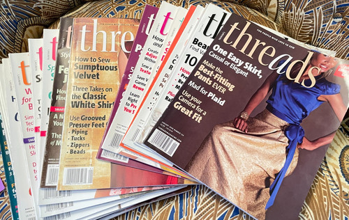 Threads sewing magazines back - sewing,