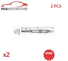 ENGINE GLOW PLUGS NGK 6943 2PCS A FOR JEEP CHEROKEE,GRAND CHEROKEE I 2.5L,3.1L