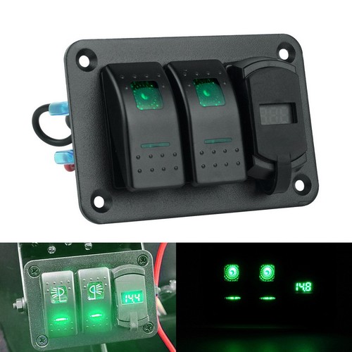 Gang 12v led green light - gang,