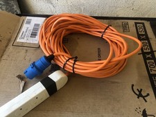 Camping 4 Way Extension Lead Electric Hookup Power Cable Caravan 20 Metres