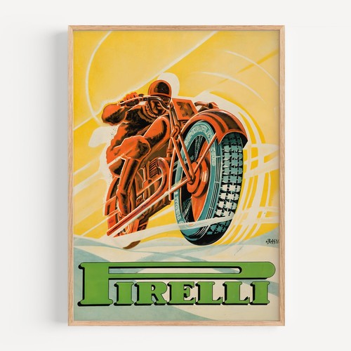 Pirelli 1938 retro vintage - pirelli,