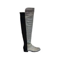Stuart Weitzman 50/50 over the knee Glitter Lurex Pyrite Nocturn boots 8