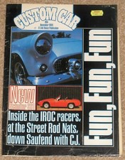 CUSTOM CAR Magazine Nov 1984 - CAMARO IROC Z28 - BEETLE - US CUSTOMS - FORD 100E