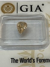 GIA Certified 0.70ct Loose.Sealed.Fancy Brownish Orangy Yellow.GIA 1136523840