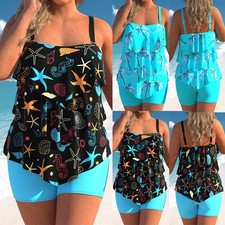 2pcs Women Padded Tankini