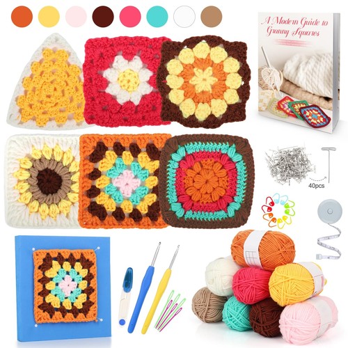 Beginner crochet kit granny - beginner,