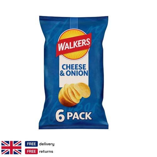 Walkers cheese onion crisps - &,