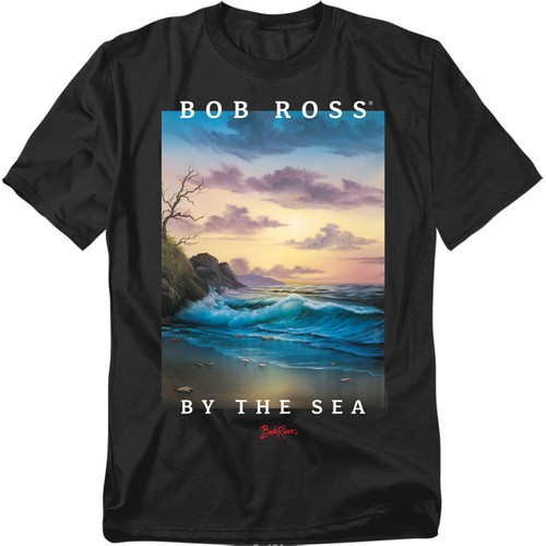 Bob ross the sea - unisex, t