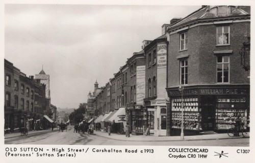 Surrey postcard old sutton - surrey,
