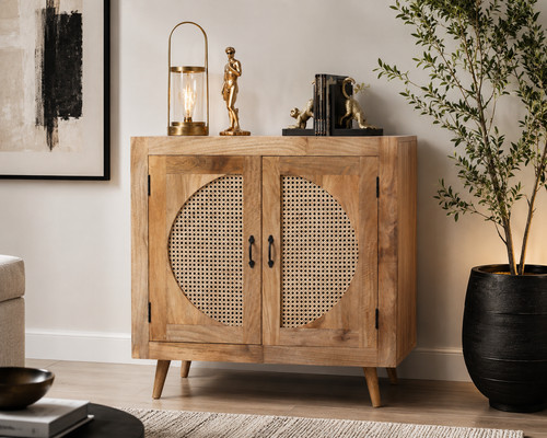 Rustic boho style mango wood - rustic,