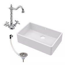 Fireclay 795mm 1 Bowl Butler