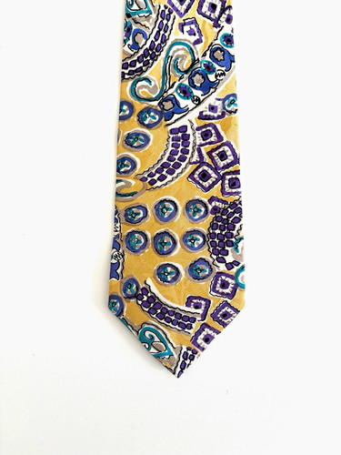 Men silk paisley - men’s, abstract