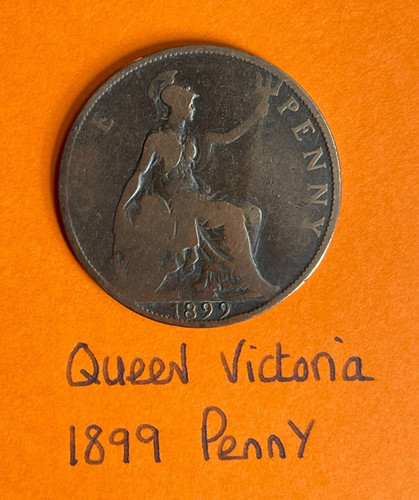 Queen victoria 1899 one penny - one,