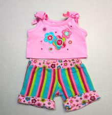 Build-A-Bear Pink Flower Tank