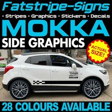 to fit VAUXHALL MOKKA GRAPHICS STICKERS STRIPES DECALS OPEL SUV X TURBO