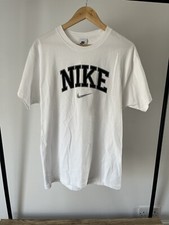 Mens Nike T Shirt Retro White, Black and grey 