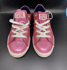 Sparkly Pink Converse Galaxy