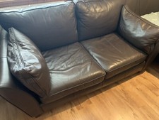 M + S , 2 Seater Leather Sofa / Settee - Quality Thick Leather