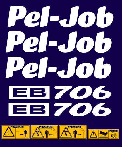 Pel job eb706 decals - job,