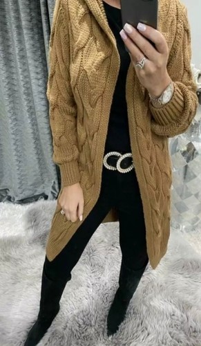 Womens ladies chunky cable - chunky,