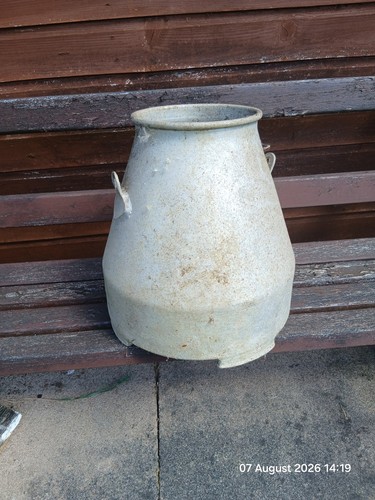Vintage milk churn - vintage,