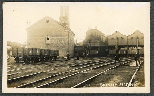 Church gresley colliery pits - church,