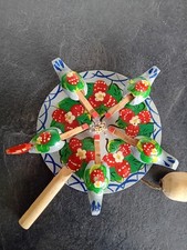 Wooden hand painted vtg Toy -