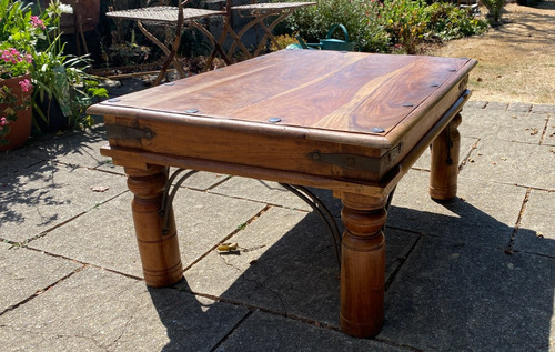 Solid sheesham wood - wood, coffee