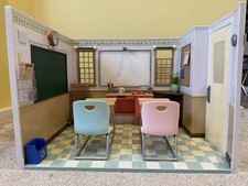 Our Generation School With 2 OG Dolls and Lots Of School Accessories