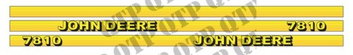 For john deere 7810 decal - john,