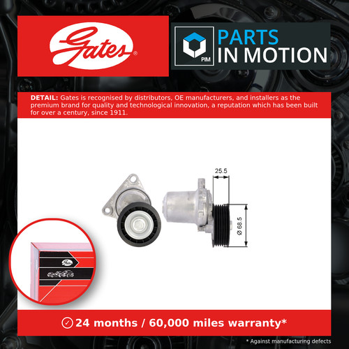 Aux belt tensioner fits - aux,