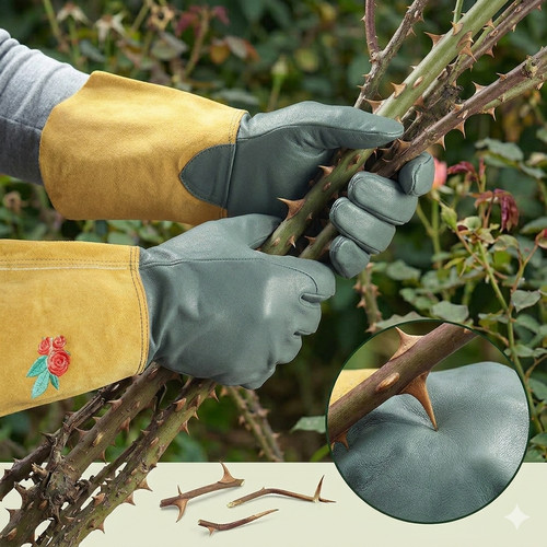 Leather gardening - leather,